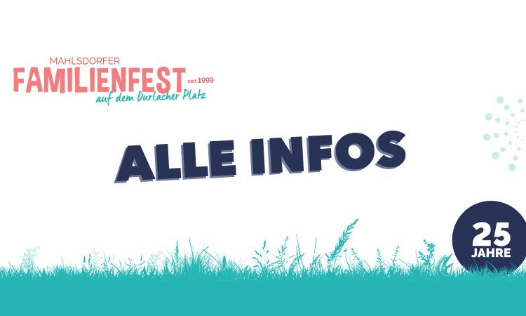 Heute und morgen feiern wir wieder gemeinsam auf dem Durlacher Platz. Alle Infos zum Fest-Wochenende und dem Programm finden Sie hier.