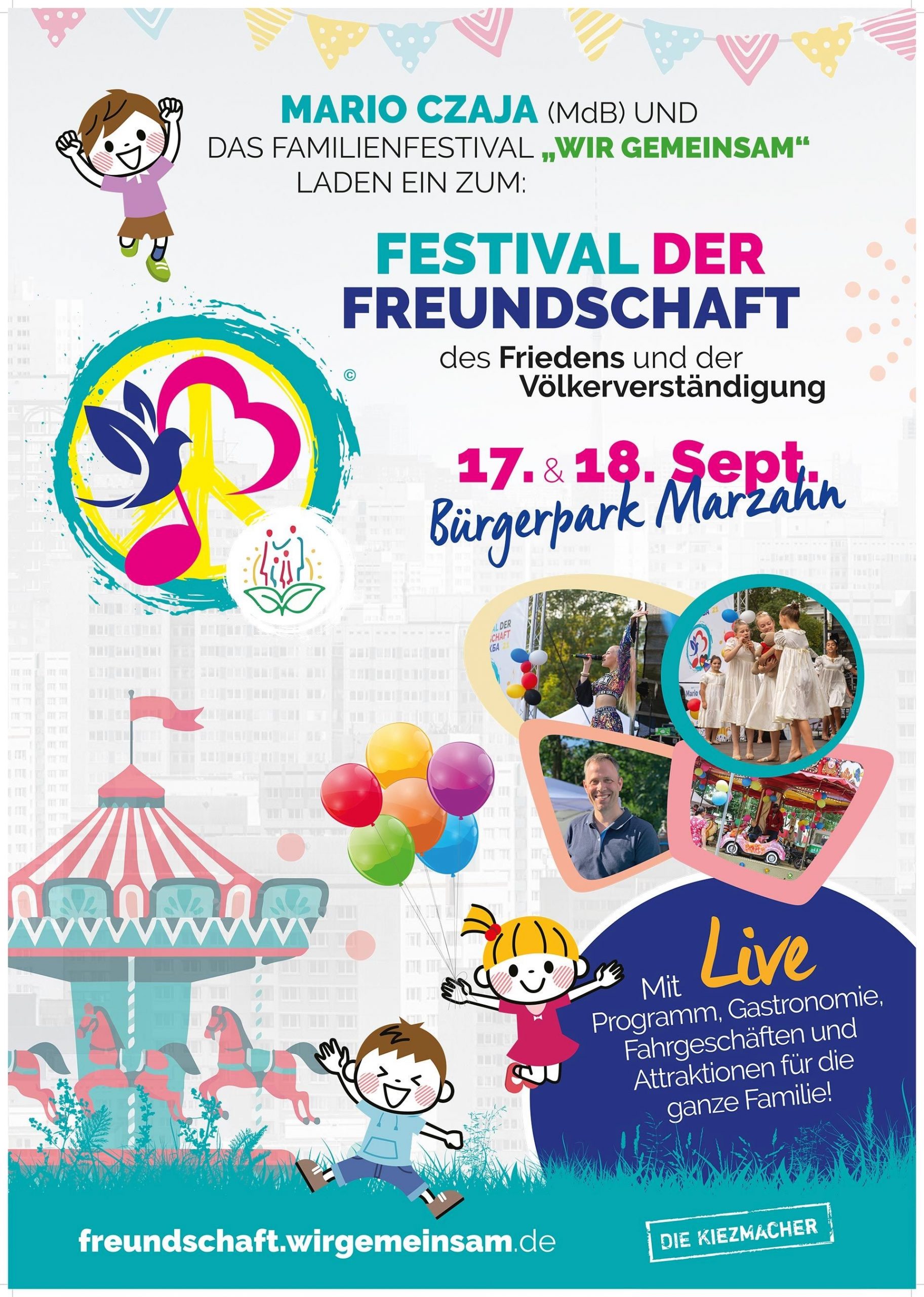 17. & 18.09.: Einladung zum Festival der Freundschaft in Marzahn  Mario Czaja