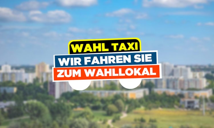 Für all jene, die die Sorge haben, dass ihre Stimmen nicht rechtzeitig ankommen, bieten wir ab heute einen exklusiven Service: Ein kostenloses „Wahltaxi“ im Rahmen der Nachbarschaftshilfe.