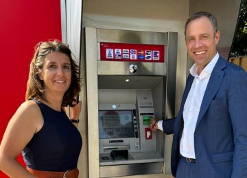 Der Sparkassen-Automat in Mahlsdorf-Süd steht!