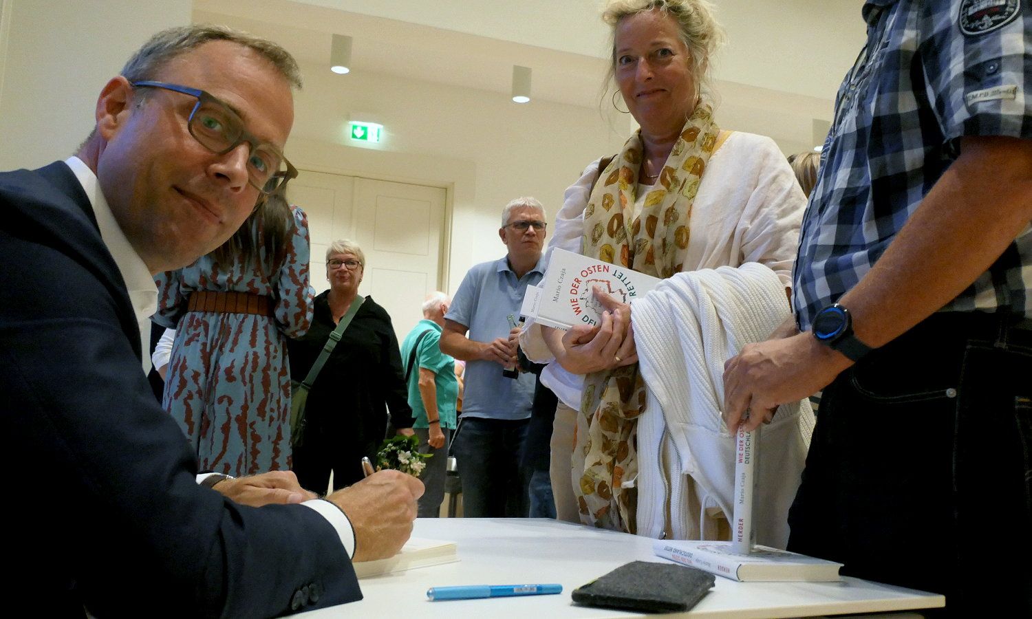 Start der Buchlesungen “Wie der Osten Deutschland rettet”